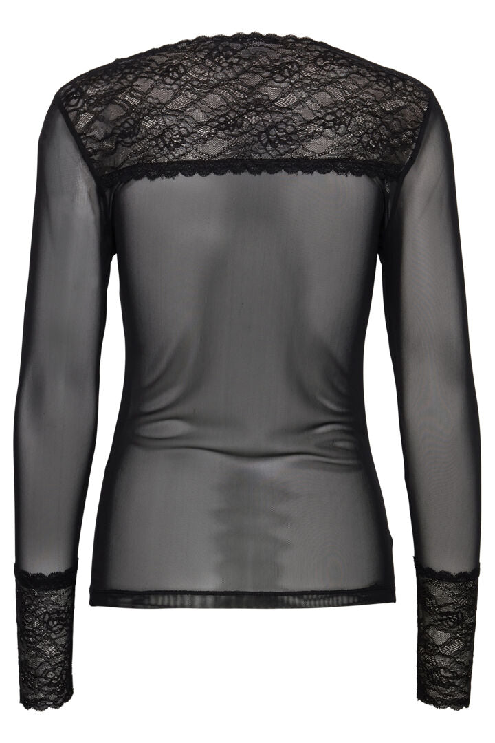 Odetta mesh bolur svartur - Ichi XS OG S