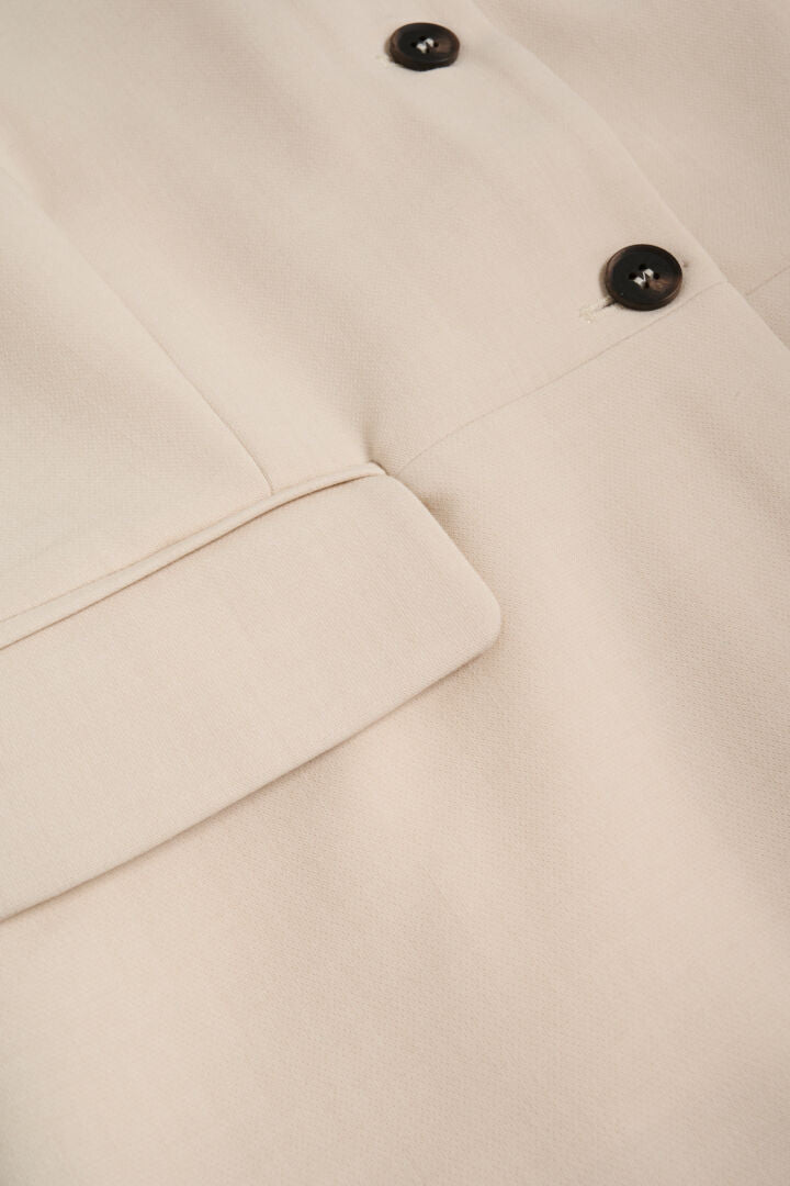 Nina vesti sítt beige - Karen By Simonsen