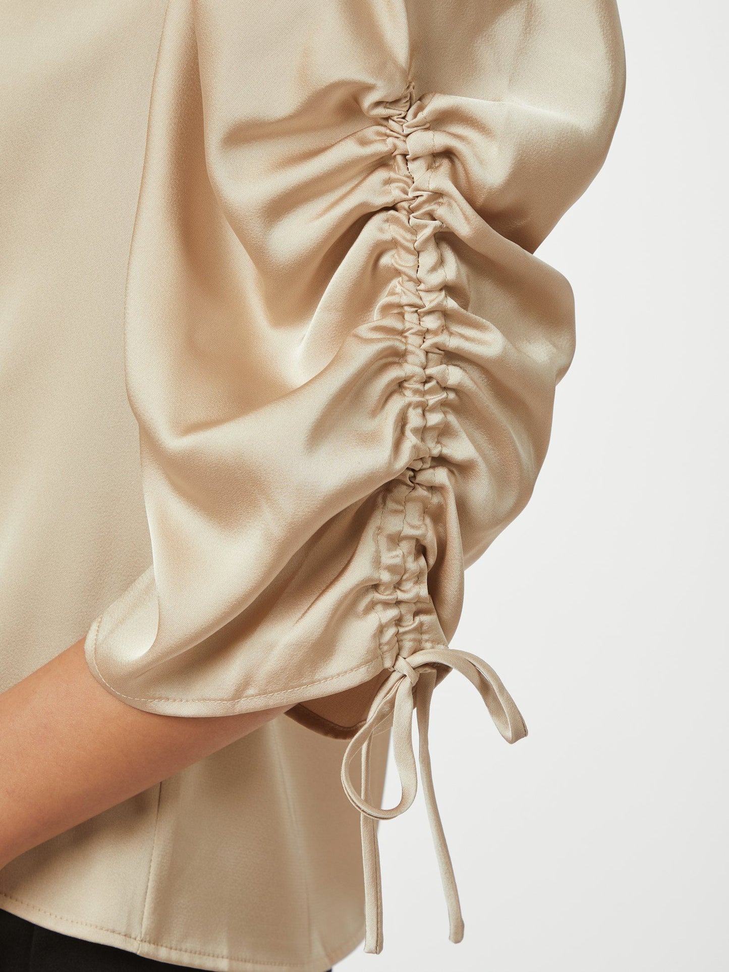 Alvira satin blússa - Neo Noir