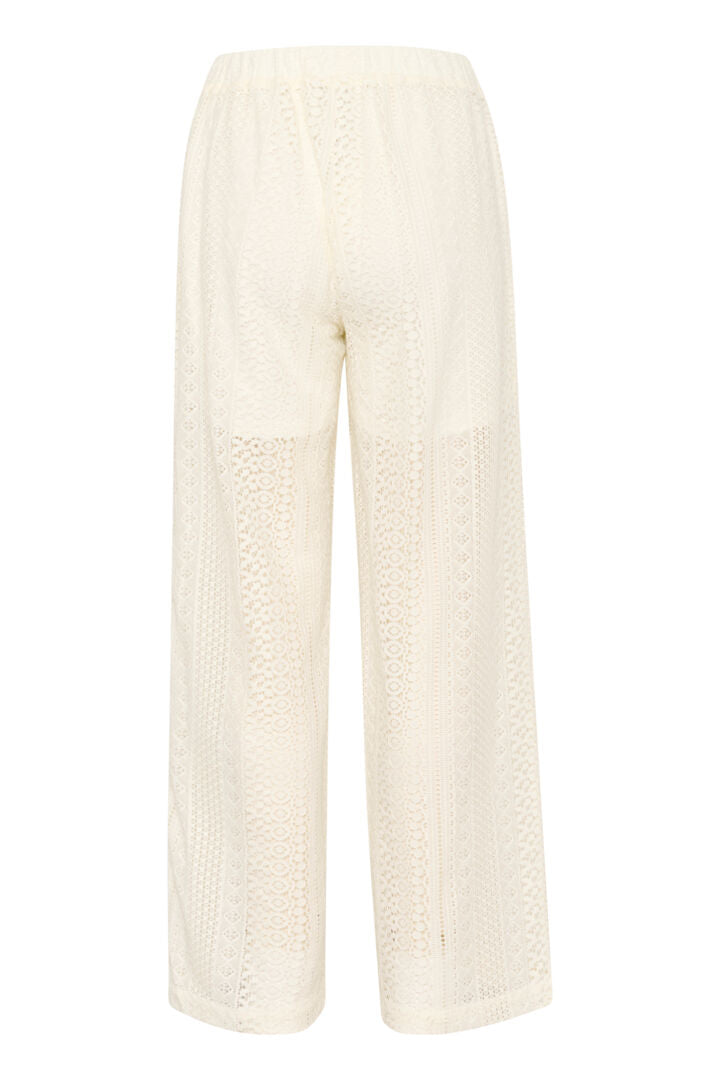 Rubby Lace buxur hvítar - Cream