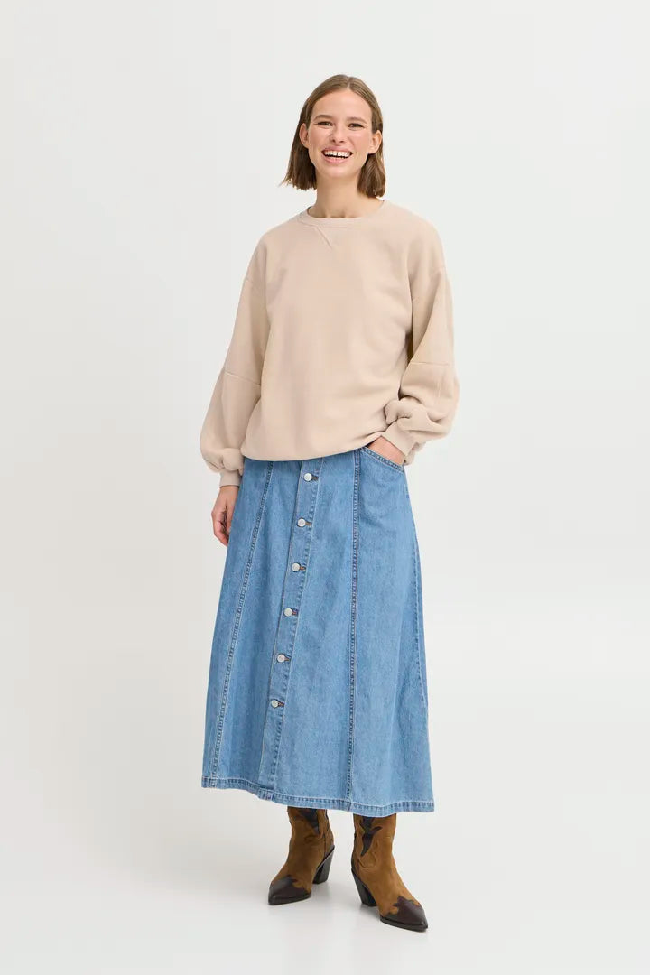 Stana peysa beige - Byoung