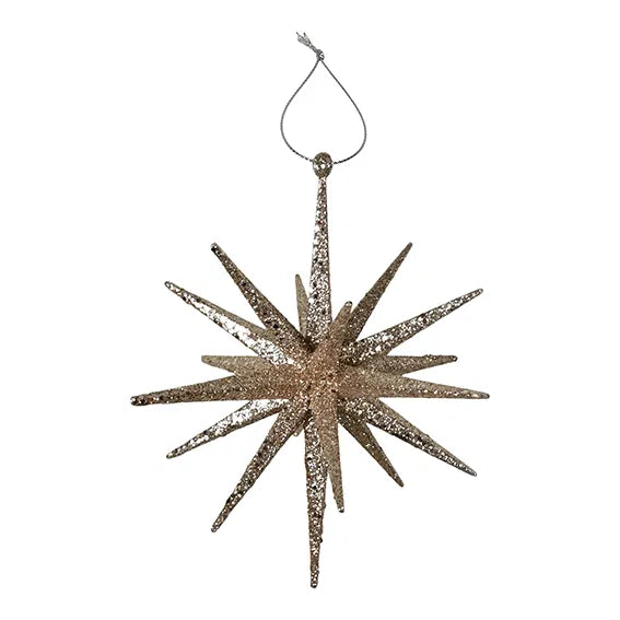 Jólaskraut stjarna til að hengja 15cm