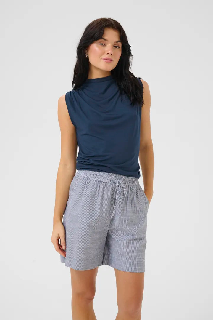 Vista toppur Blár - My Essential Wardrobe