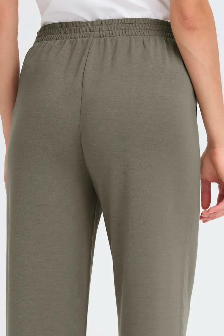 Aurora kósý buxur olive grænar - Fransa