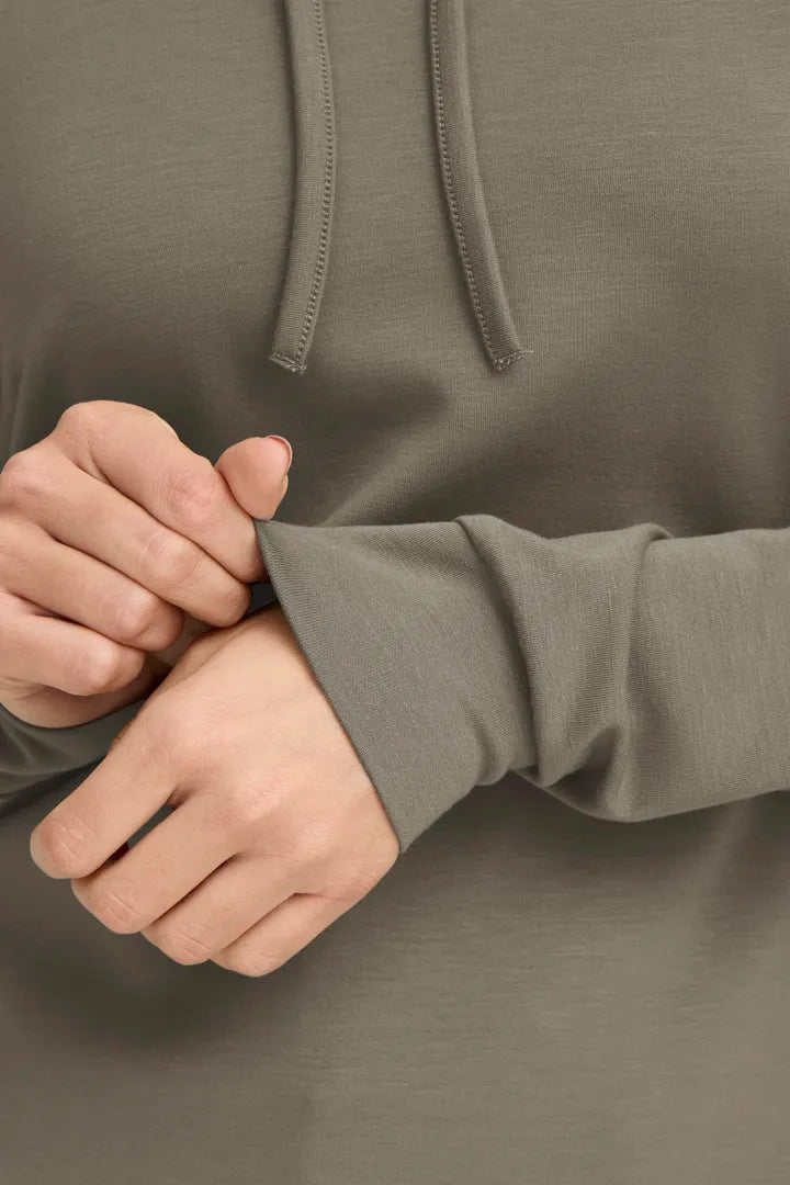 Aurora kósý peysa olive græn - Fransa