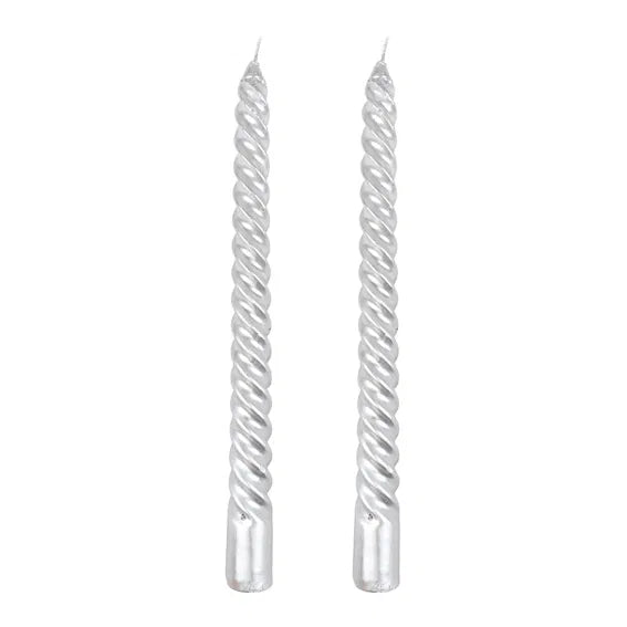 Snúin kert tvö saman silfur