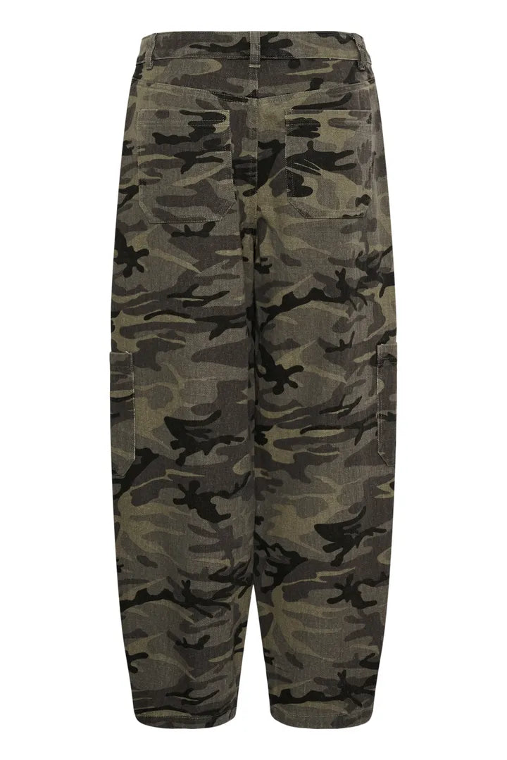 Lilana gallabuxur camo - Kaffe