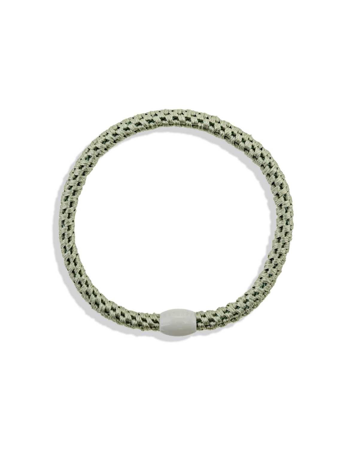 KKNEKKI hárteygja/armband mjó - DUSTY LIND GREEN