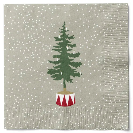Jólaservéttur grænar/jólatré