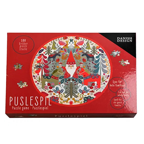 Jólapúsluspil 100bita