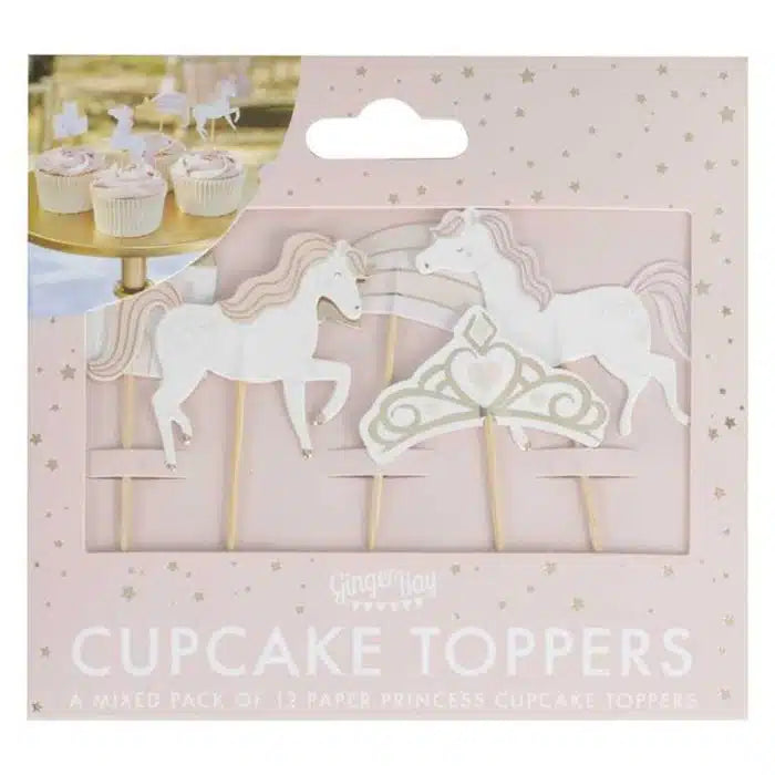 Kökutoppar prinsessu 12 stk.