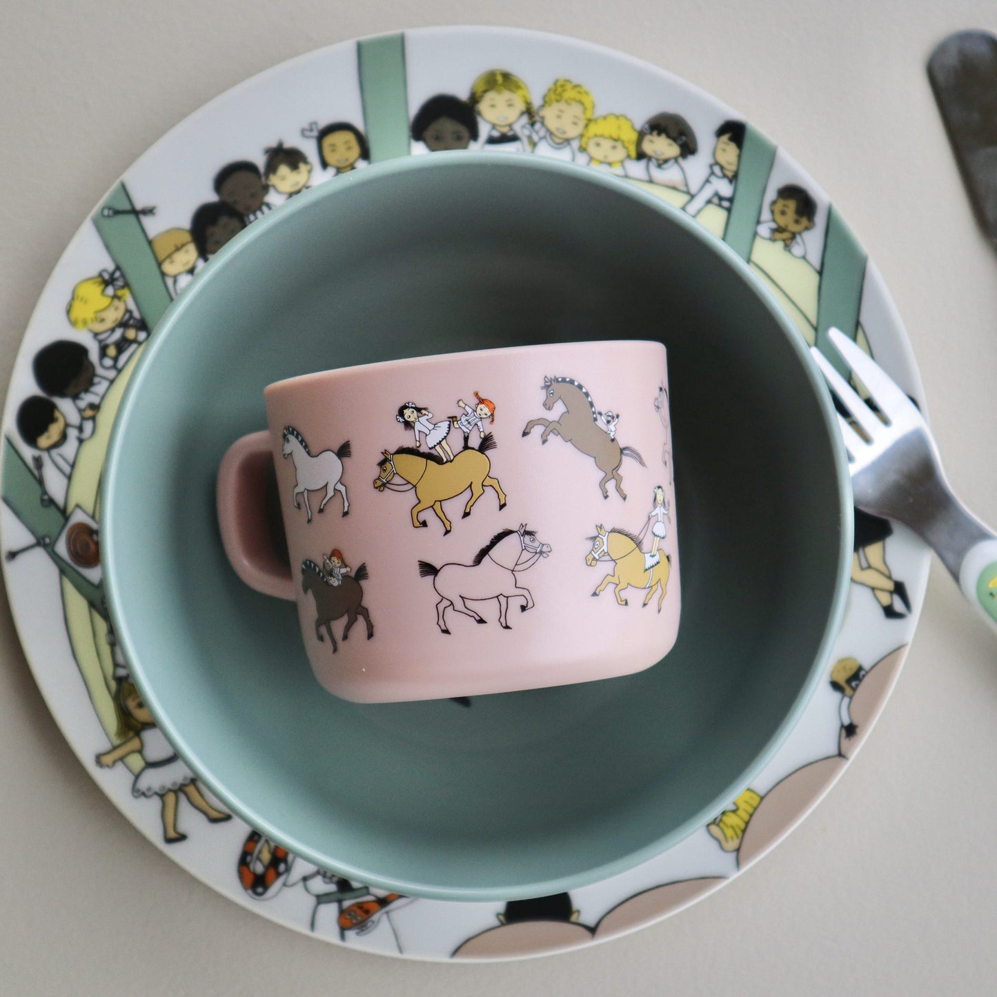 Bolli bleikur - Lína Langsokkur