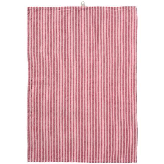 Viskustykki bleikt/raspberry - Ib laursen