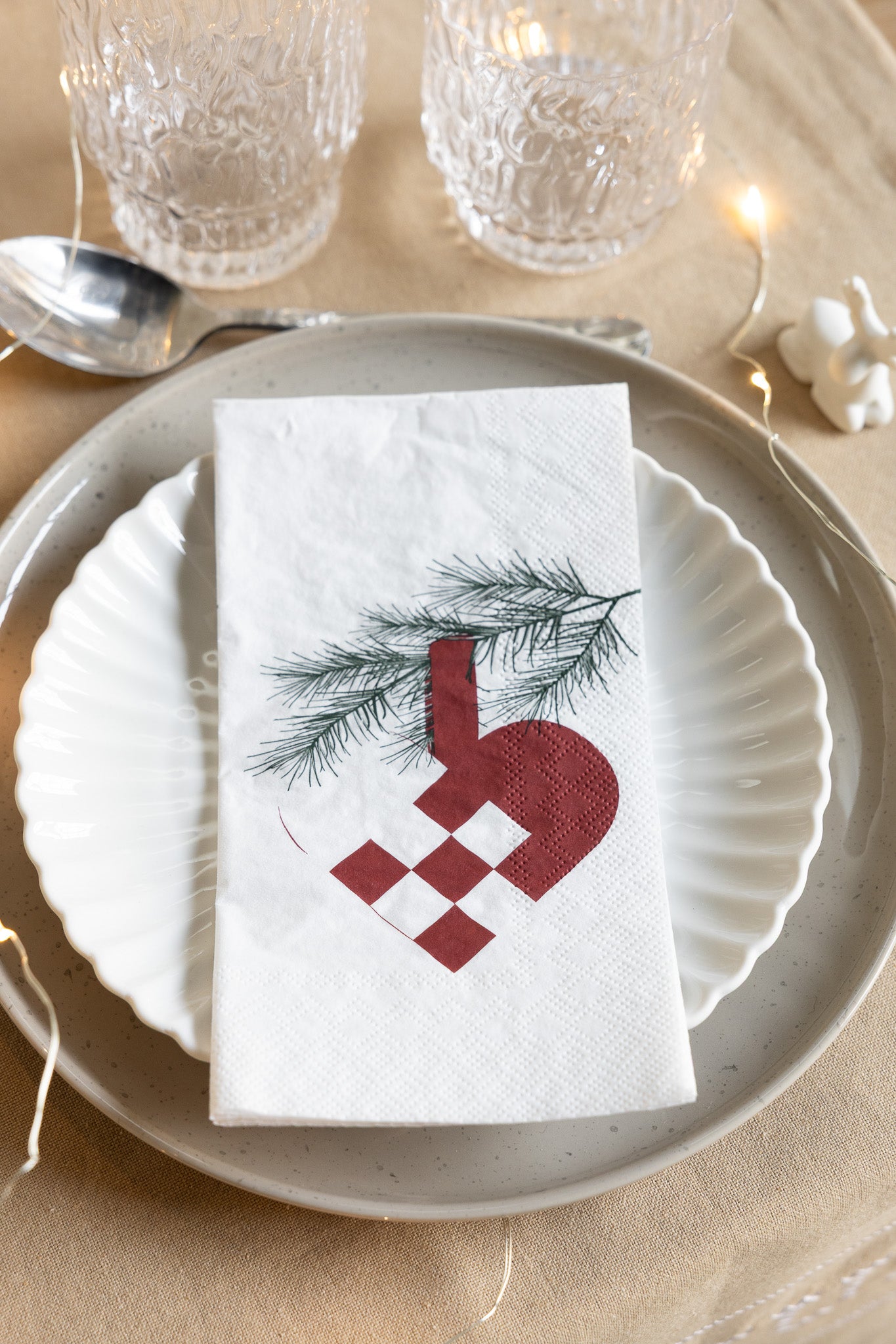 Jólaservéttur Hjarta - Storefactory