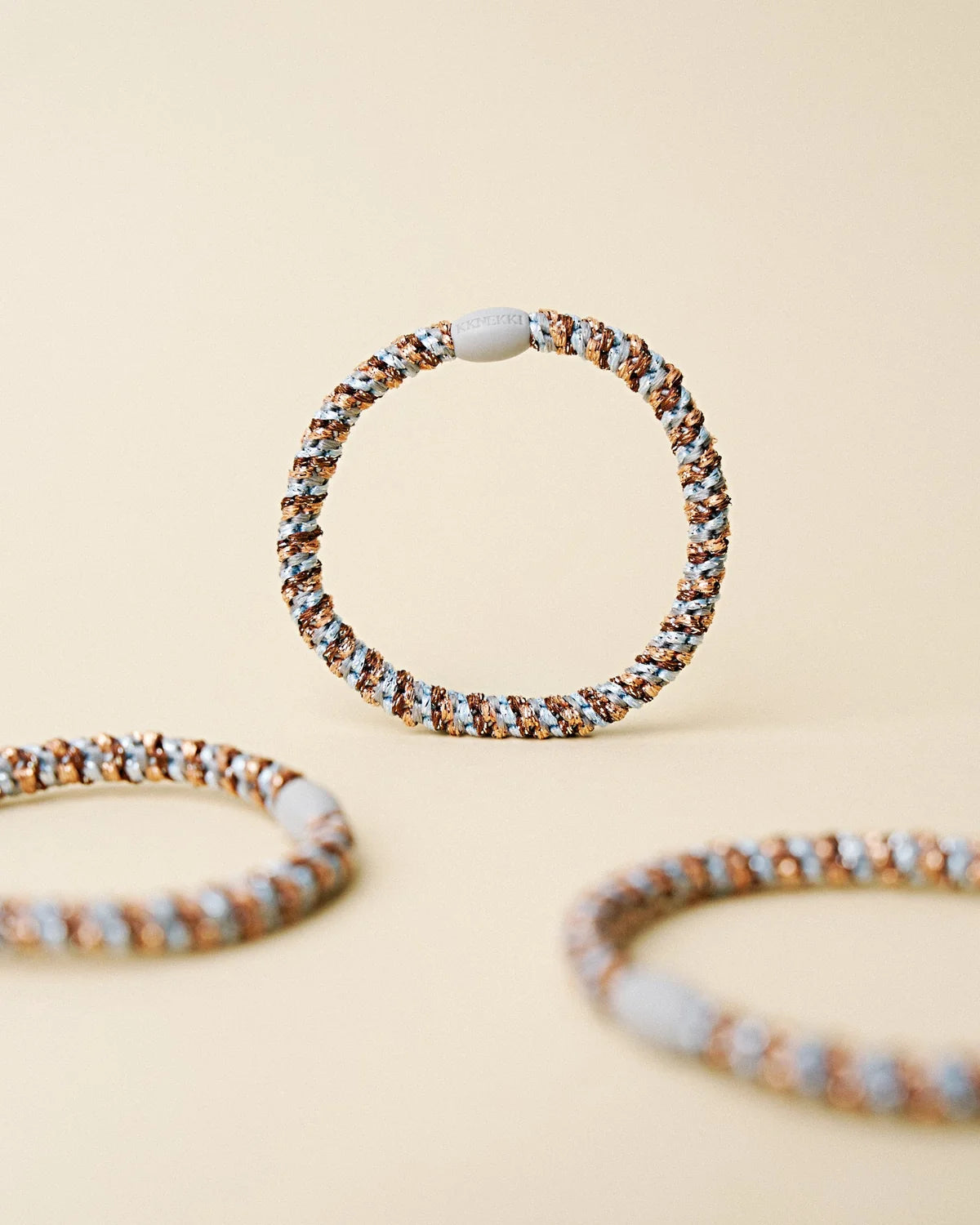 KKNEKKI hárteygja/armband mjó - MIX ROSEGOLD SEABLUE