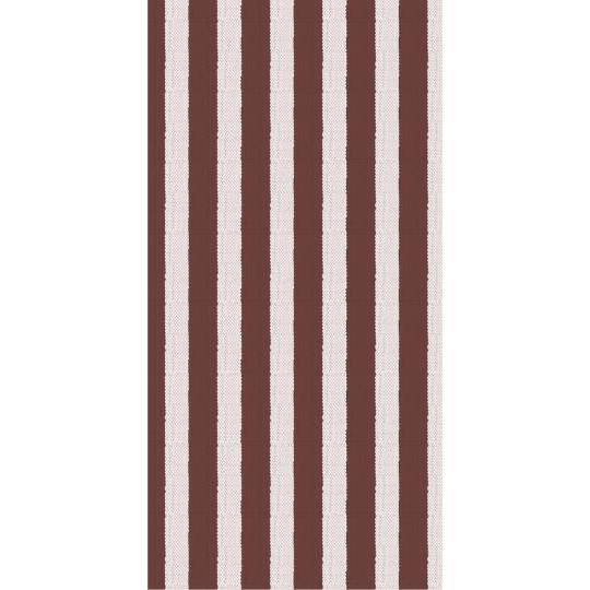 Servéttur brúnar rendur