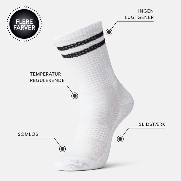 Bamboo sokkar hvítir - IQSox
