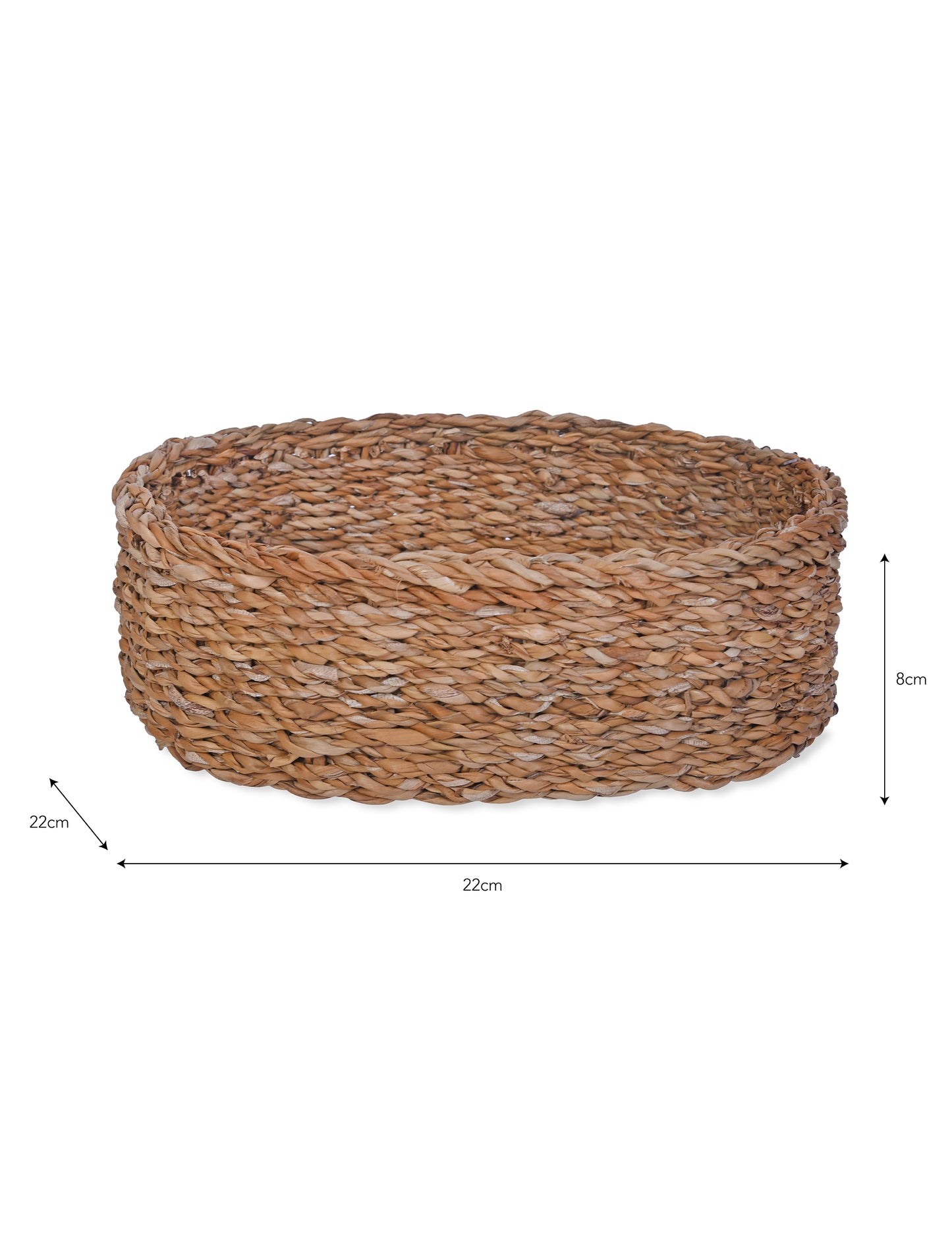 Karfa kringlótt seagrass 22cm