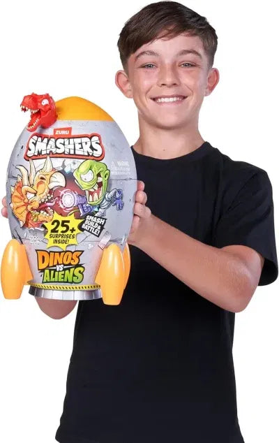 Smashers Eldflaug með risaeðlu og geimveru