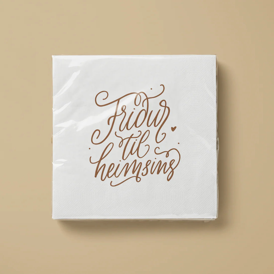 Servíettur - "Friður til heimsins"