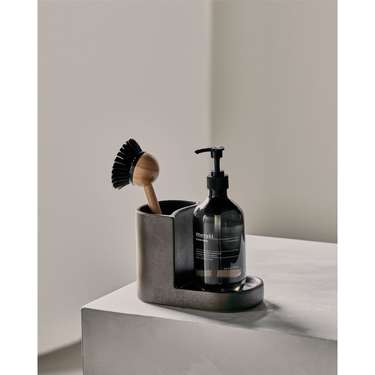 Datura bursta/sápu haldari minni dökkgrár - Meraki