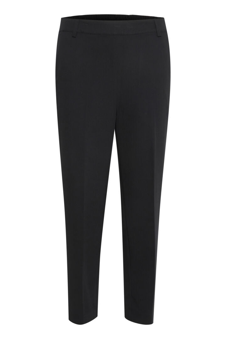 Sakura cropped buxur svartar - Kaffe