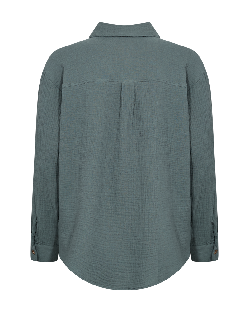 Esmingo bómullarskyrta græn - Freequent