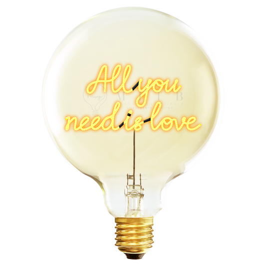 Ljósapera - All you need is love