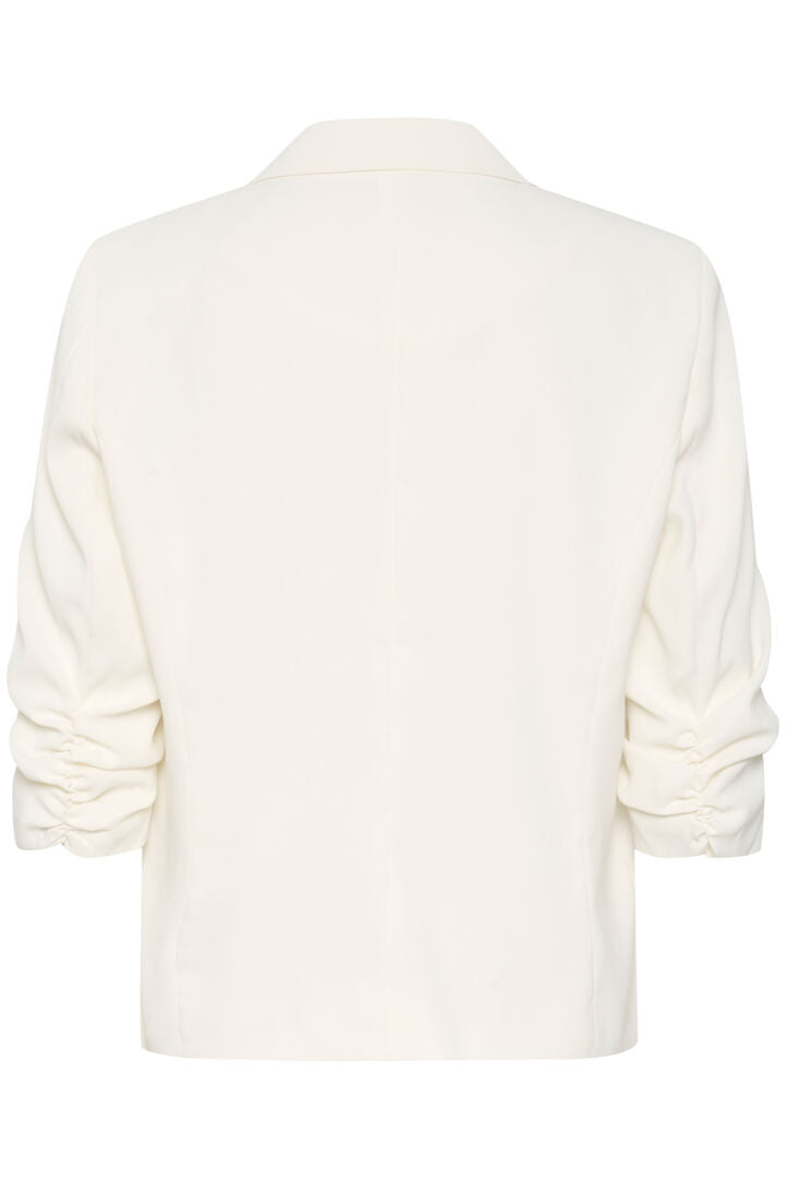 Cocamia blazer hvítur - Cream EINN TIL Í 40