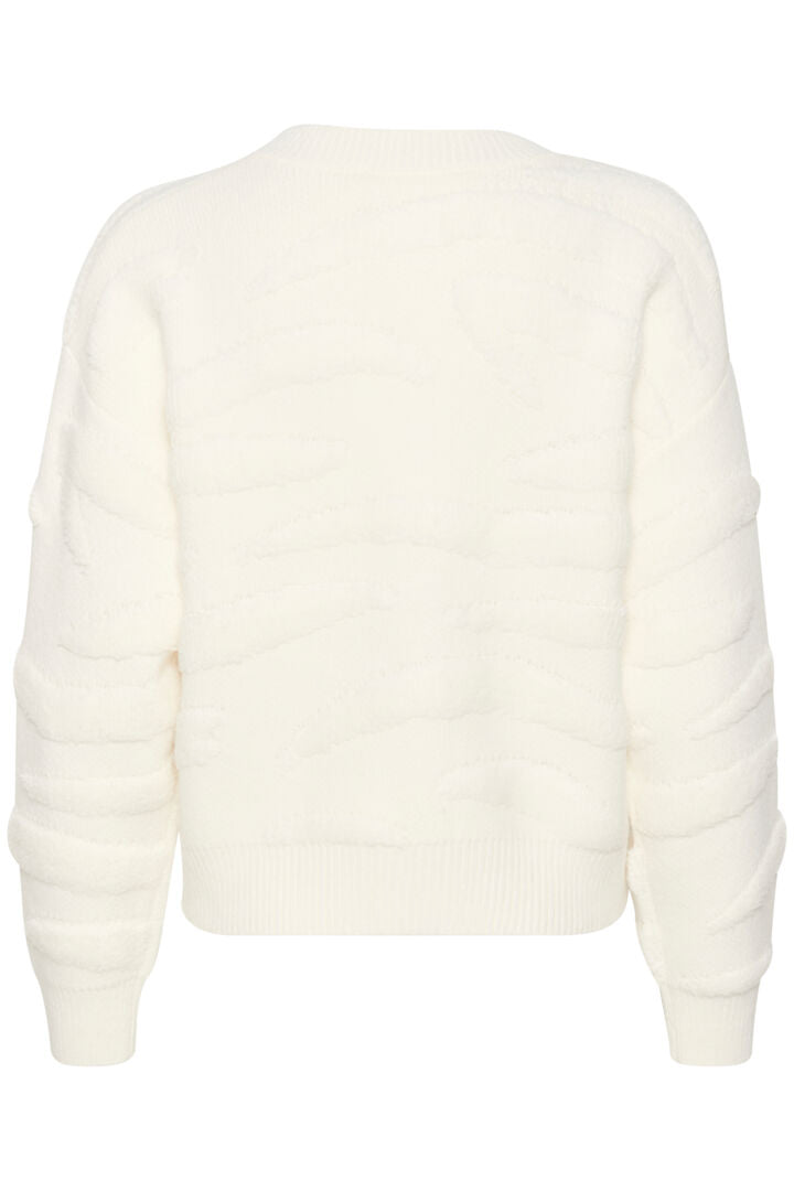 Rosanne peysa hvít hneppt - Karen By Simonsen