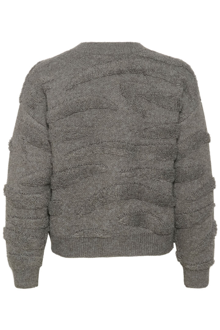 Rosanne peysa grá hneppt - Karen By Simonsen