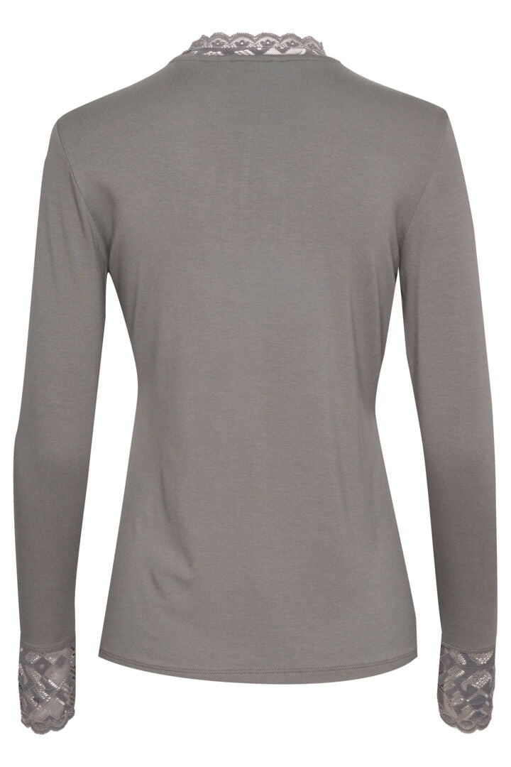 Rulla toppur grár - Cream BARA TIL Í XS