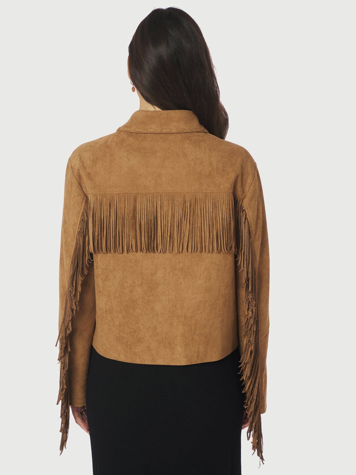 Lauron faux suede jakki - Neo Noir