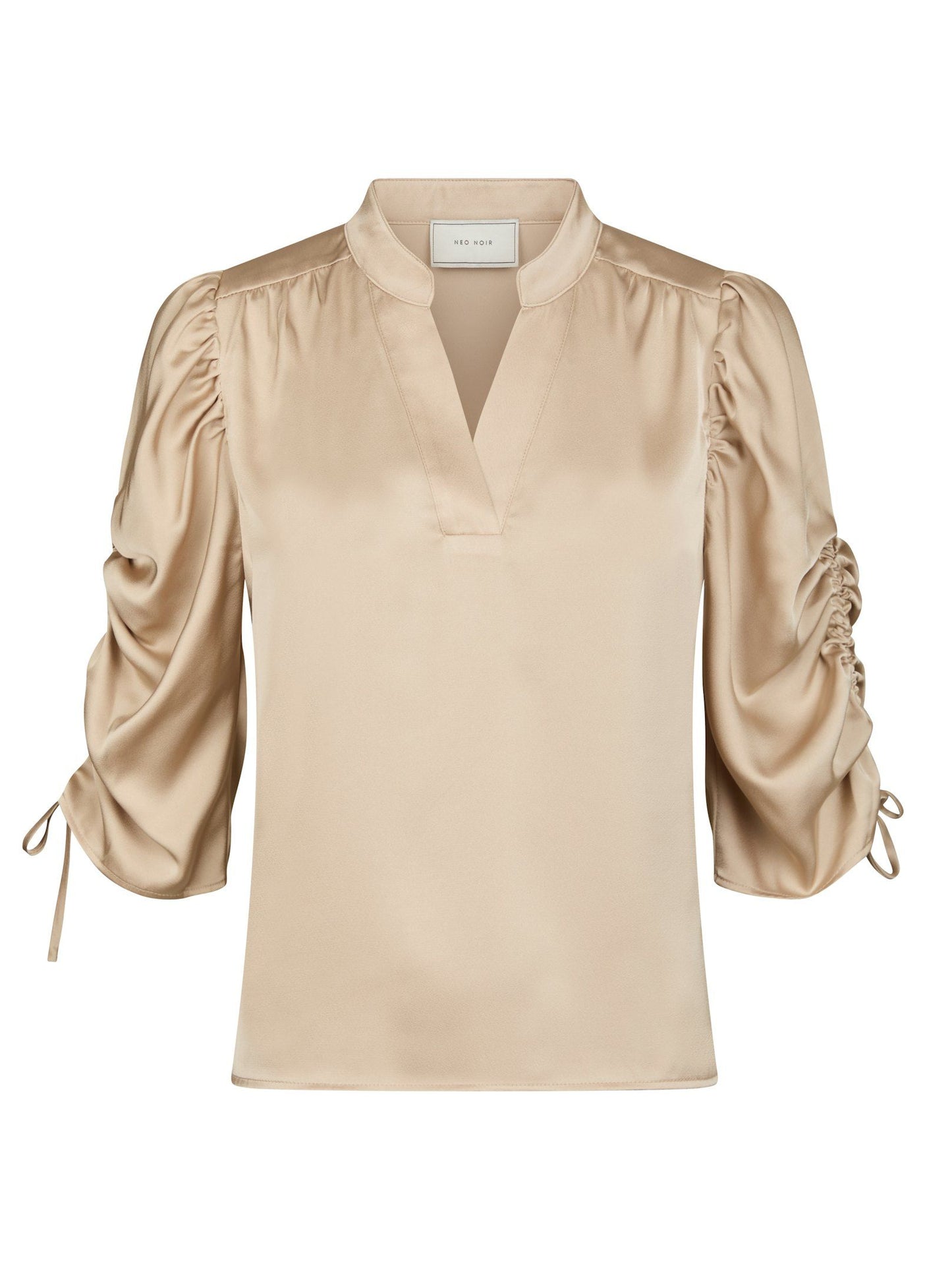 Alvira satin blússa - Neo Noir