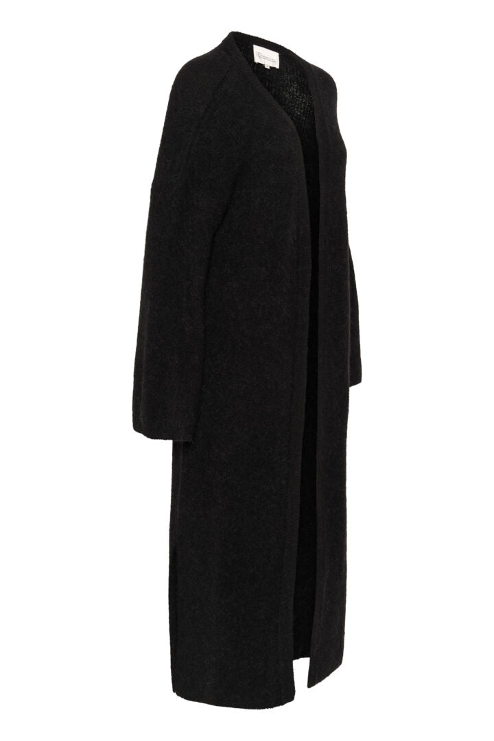 Rianna síð opin peysa svört - My Essential Wardrobe EIN TIL Í S/M