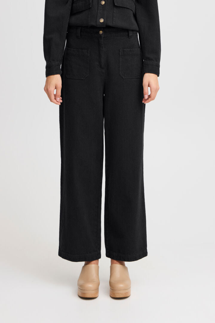 Kunis gallabuxur svartar - Atalier Réve