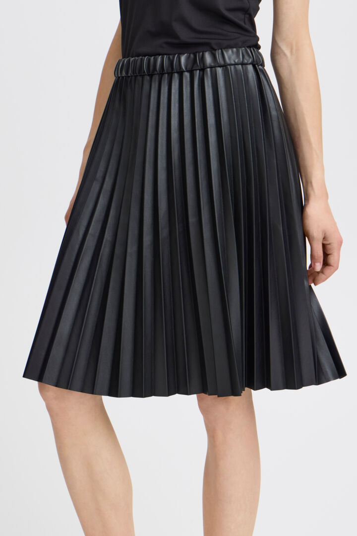 Dasma pleður pils plíserað - Byoung