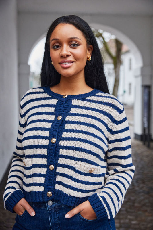 Belinda cardigan peysa - Fransa BARA TIL Í M