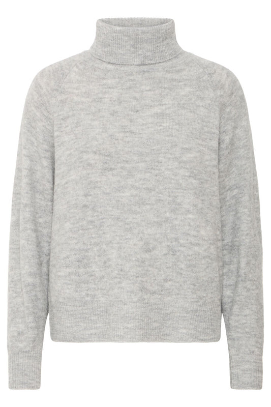 Monna rúllukragapeysa grá - Byoung