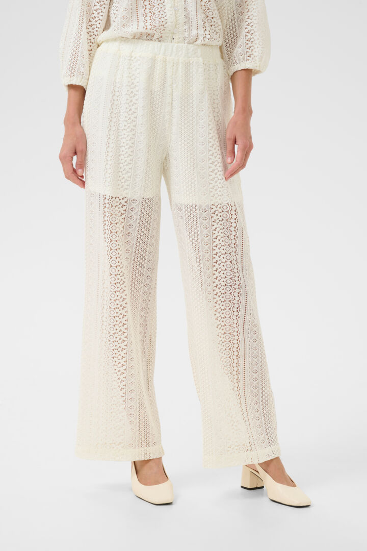 Rubby Lace buxur hvítar - Cream