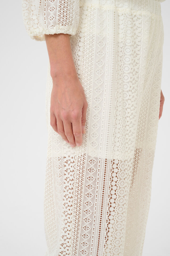 Rubby Lace buxur hvítar - Cream