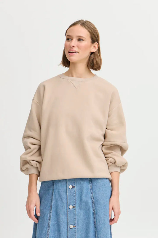 Stana peysa beige - Byoung