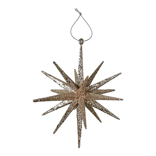 Jólaskraut stjarna til að hengja 15cm