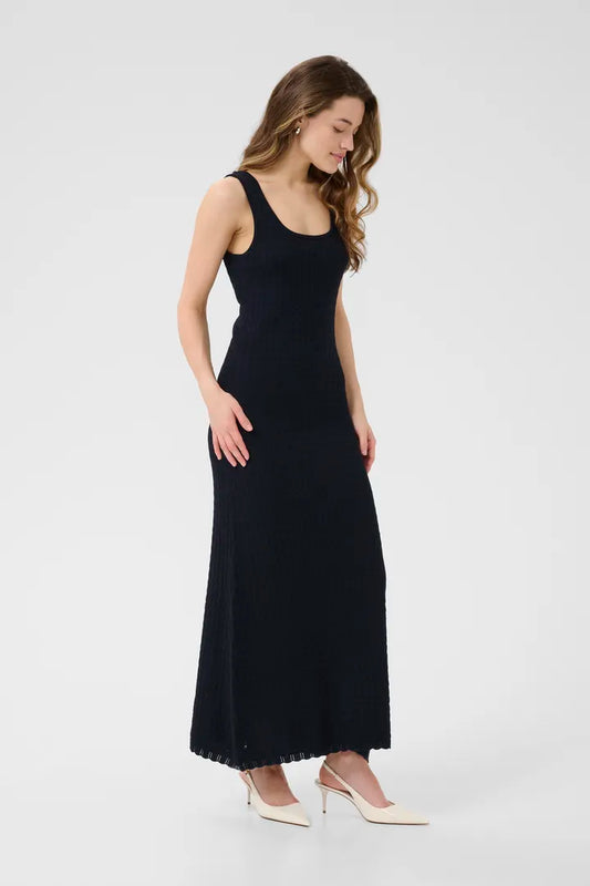 Roza knit kjóll svartur - Kaffe