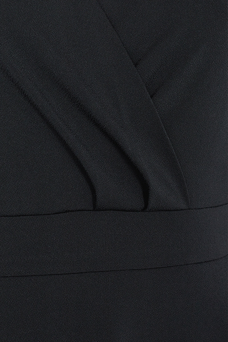 Yrsa kjóll svartur Freequent -  EINN TIL Í XXL