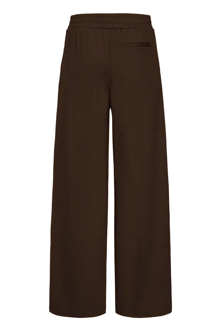Kate buxur wide dökkbrúnar - Ichi