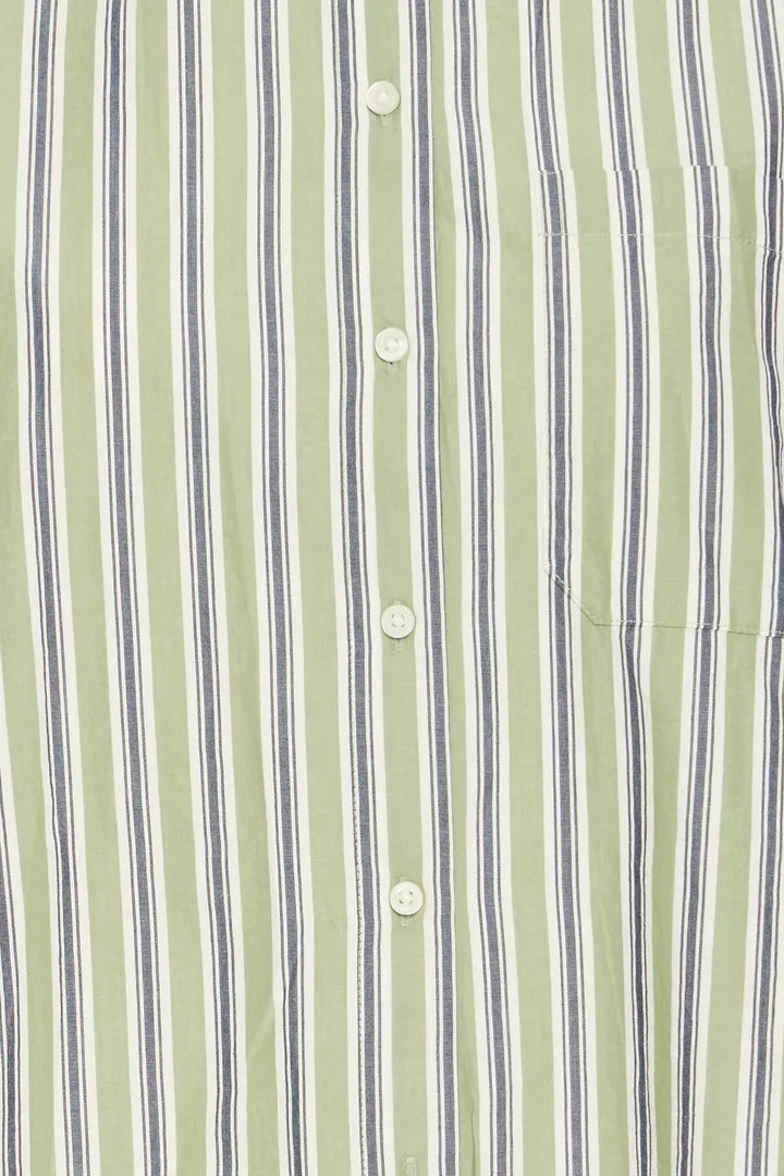 Luca skyrta græn röndótt - Ichi