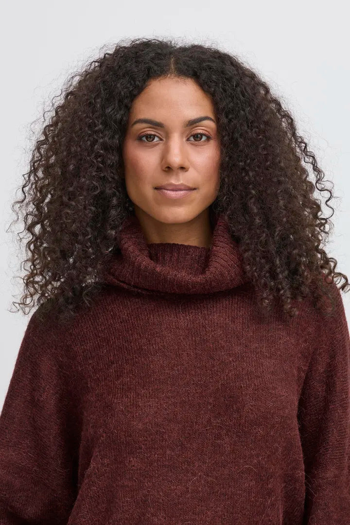 Kamara peysa rauðbrún - Ichi