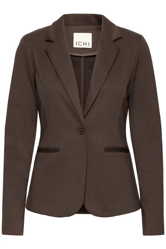 Kate blazer dökkbrúnn - Ichi