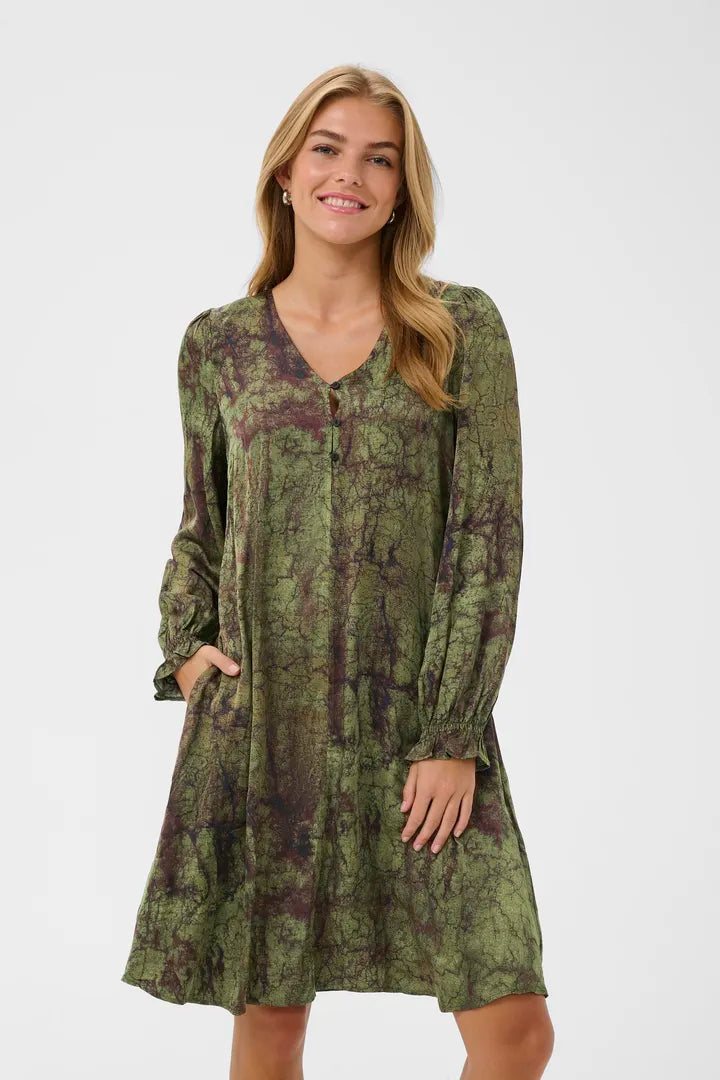 Daisy græntóna kjóll - Culture